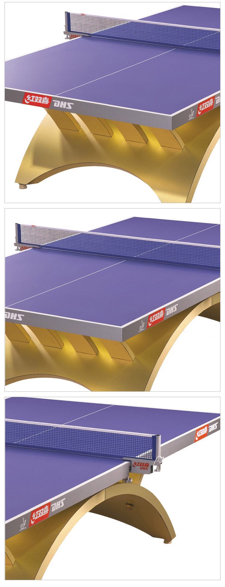 金彩虹乒乓球台_红双喜乒乓球桌_比赛专用乒乓球台-广西快盈VIII体育健身器材有限公司