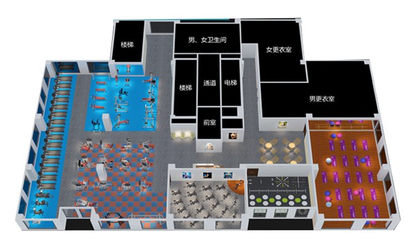 1500平方健身房配置方案-广西快盈VIII体育健身器材有限公司 1500平方健身房配置方案-广西快盈VIII体育健身器材有限公司